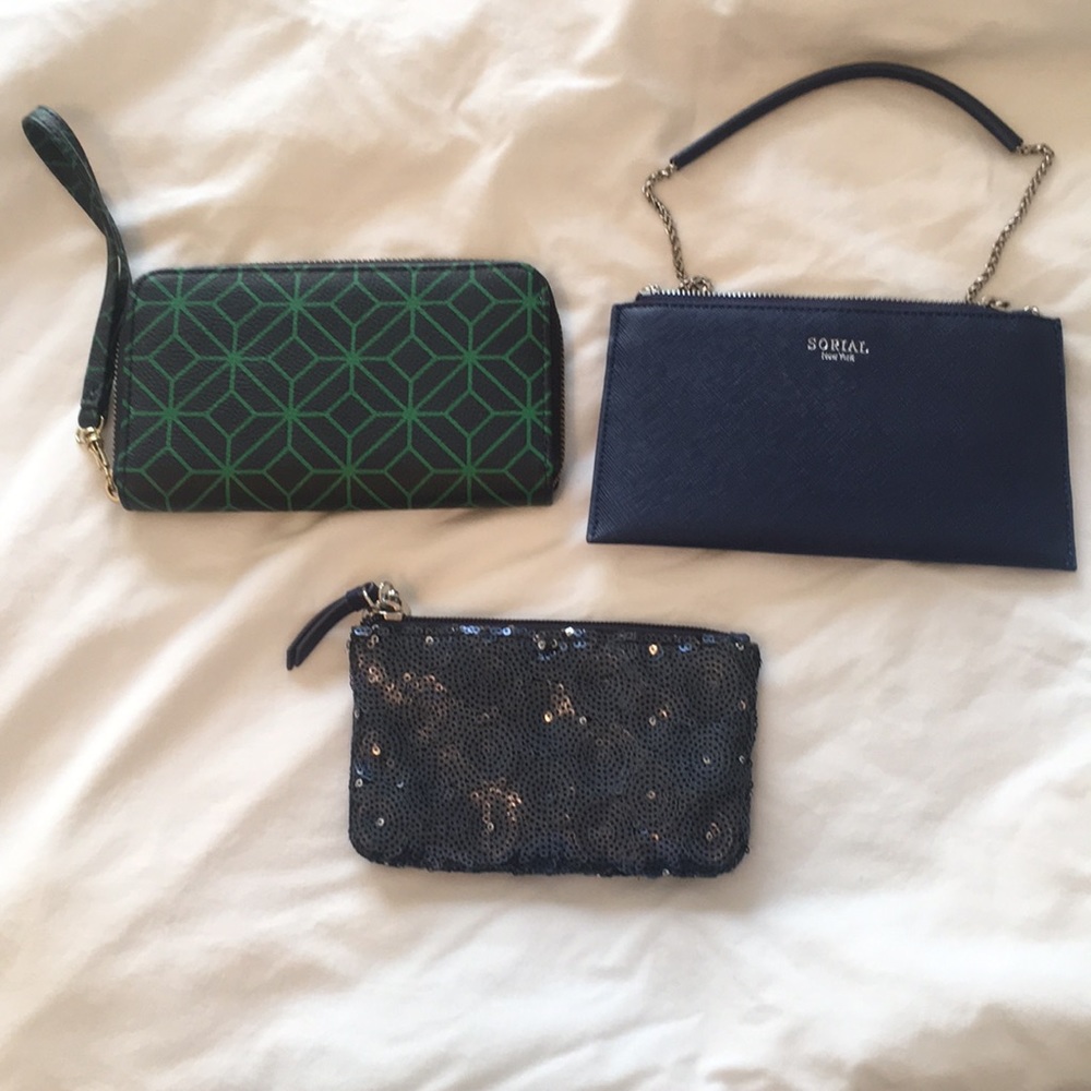 Crossbody and wallet lot